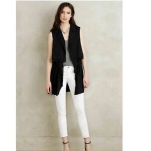 Anthropologie Cartonnier River Road Vest Black Size Medium